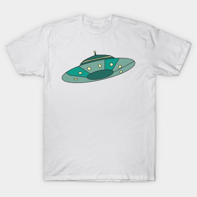 Flying UFO T-Shirt by Manitarka